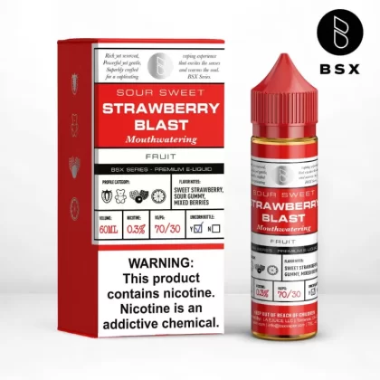 Glas BSX Strawberry Blast eJuice - Vape Product; Vape Product, Vape Product (B55C3E)