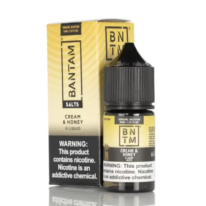 Cream and Honey SALTS – Bantam Vape – 30mL