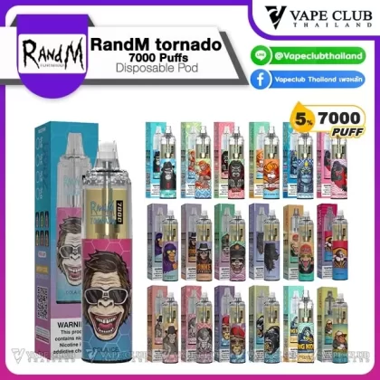 RandM Tornado 7000 Puffs Disposable Pod