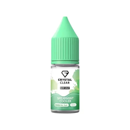 Crystal Clear Bar Salts Spearmint Cooler Nic Salt Vape Juice