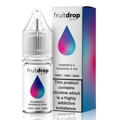 Blueberry Raspberry ICE By Drop Eliquid Salt 10ml - Nicotine Strength#10mg (Salt)>20mg (Salt) (848413)