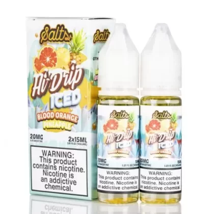 HI-DRIP ISLAND ORANGE ICED SALTS 2 X 15ML 30ML - Vape Product, Vape Product; 1 PCS, Pack Of 2