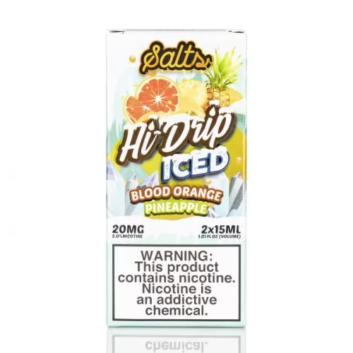 HI-DRIP ISLAND ORANGE ICED SALTS 2 X 15ML 30ML - Vape Product, Vape Product; 1 PCS, Pack Of 2 - Image 3