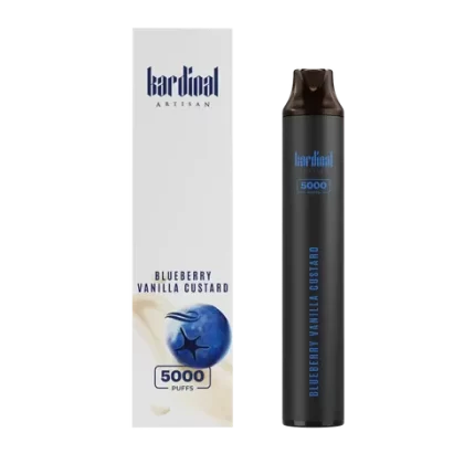 KARDINAL ARTISAN STICK DISPOSABLE VAPE POD 5000 PUFFS - Black, Blueberry Vanilla Custard