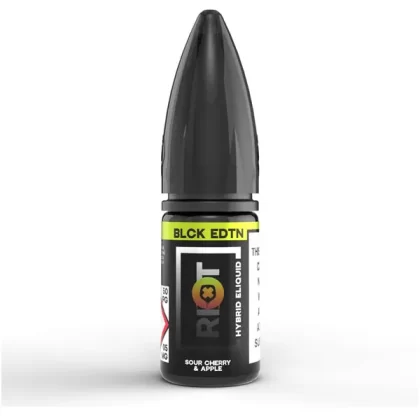 Riot Squad BLCK EDTN Sour Cherry Apple Hybrid Nic Salt E-Liquid