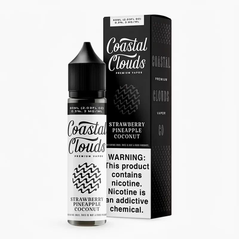 Strawberry Pineapple Coconut Vape Juice 60mL Coastal Clouds - Vape Product; Vape Product, Vape Product (12C09B)