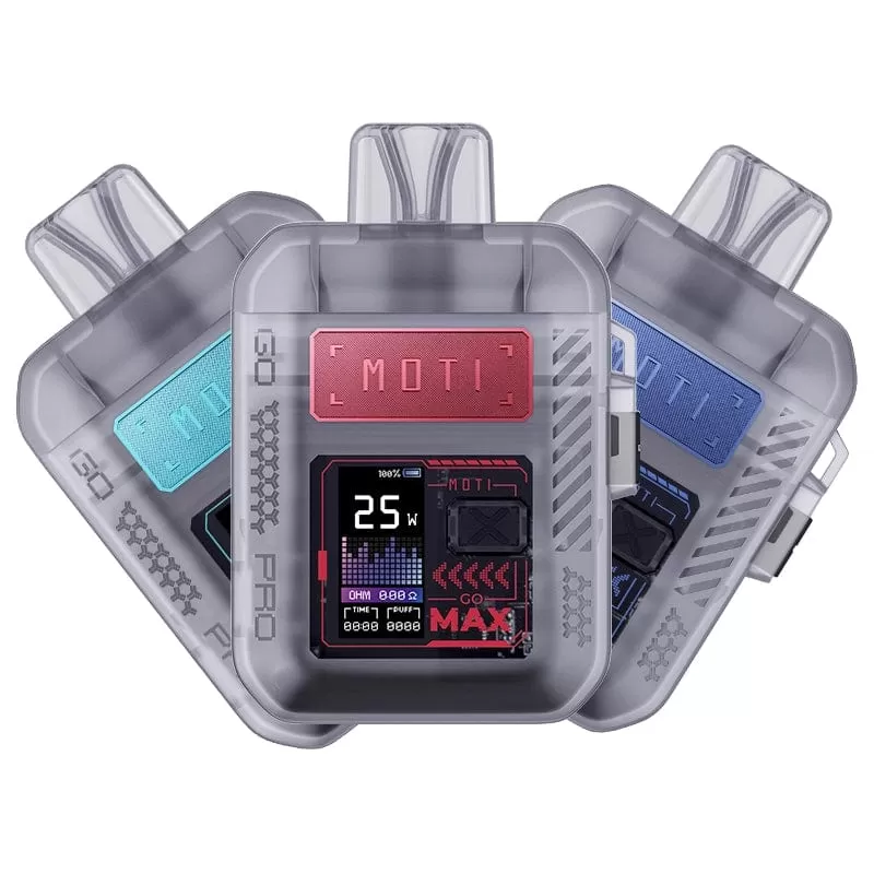 MOTI GO Max 25W Pod Kit - Coffee Gold, Cyan