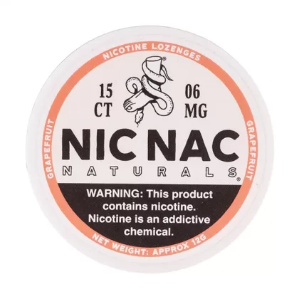 Grapefruit Nicotine Lozenges by Nic Nac Naturals