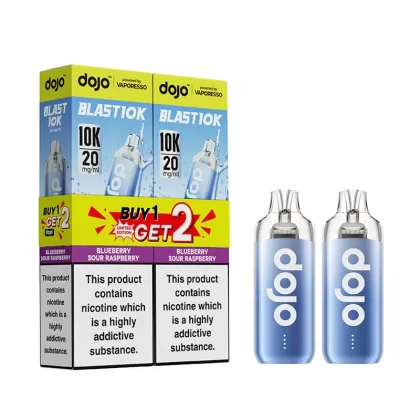 Vaporesso DOJO Blast 10K Prefilled Pod Vape Kit 2pk - Blue Razz Lemonade