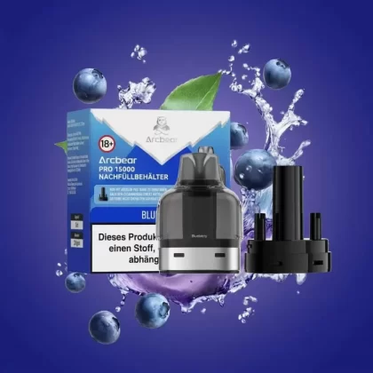 Arcbear Pro 15000 Nachfüllset – Blueberry 20mg/ml Nikotin