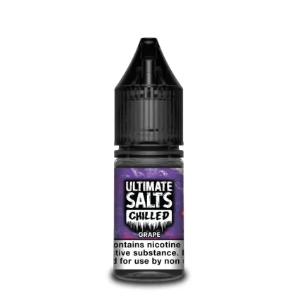 Ultimate Salts – Chilled: Grape – 10ml - B. 10mg, D. 20mg; 10ml - TPD Compliant