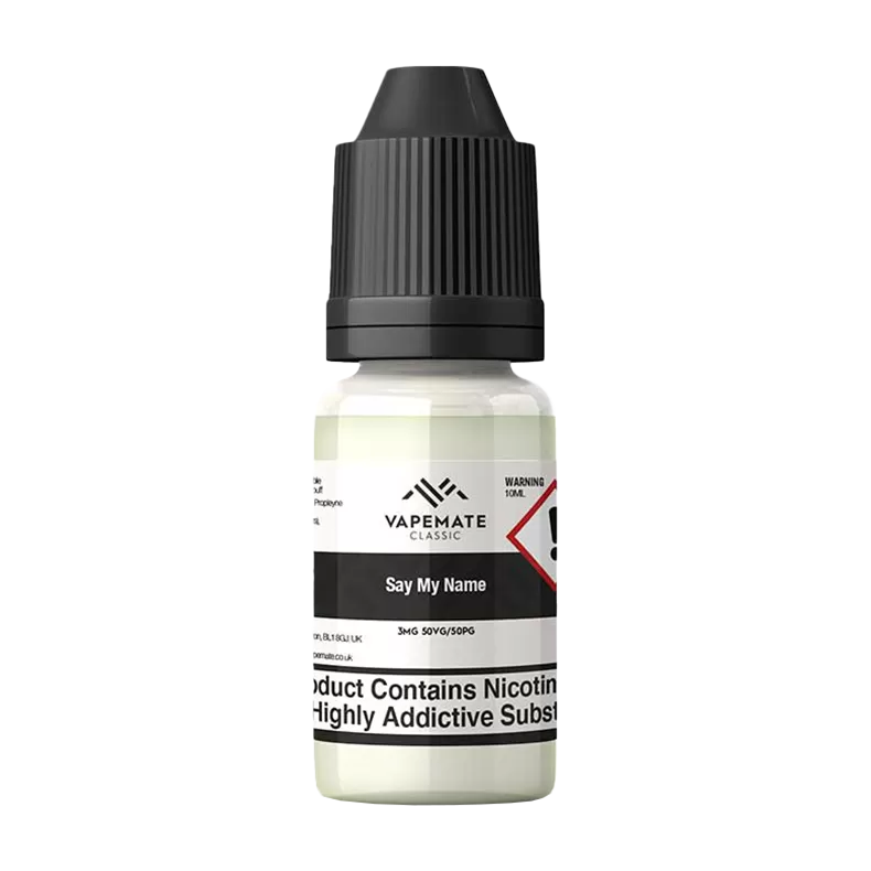 Vapemate Classic Say My Name 10ml - 50VG / 50PG / 0mg - Vapeshop Co