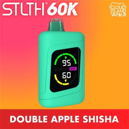 STLTH 60K Disposable Vape – Double Apple Shisha - Strength#20mg