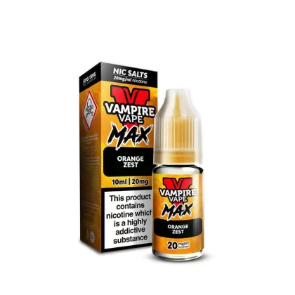 Vampire Vape MAX Orange Zest Nic Salt E-Liquid 10ml - 20mg