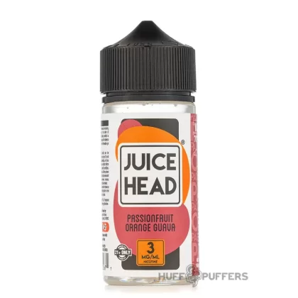 Juice Head – Passionfruit Orange Guava 100mL - Nicotine Strength#0mg>3mg>6mg