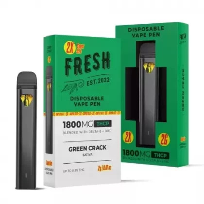 Green Crack Glue Strain Vape -Green Crack Vape Pen – THCP – Disposable – 1800MG – Fresh