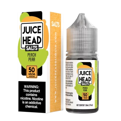 Juice Head Salts - Peach Pear - 30ML E-Liquid - 25MG