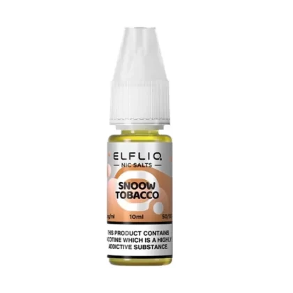 Elfliq Snoow Tobacco 10mg and 20mg Salt Nicotine E Liquid - Vapourdays Co