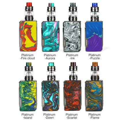Original 177W VOOPOO Drag 2 Platinum TC Box Mod Kit With 5ml Uforce T2 Subohm Tank