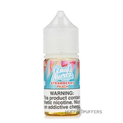 Cloud Nurdz Salts – Iced Strawberry Peach 30mL - Nicotine Strength#25mg>50mg