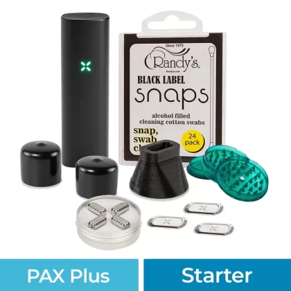 PAX Plus Starter Vaporizer Kit - Color#Onyx>Periwinkle>Sage