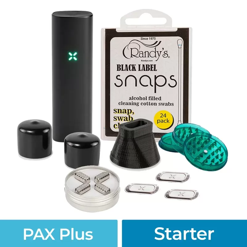 PAX Plus Starter Vaporizer Kit - Color#Onyx>Periwinkle>Sage