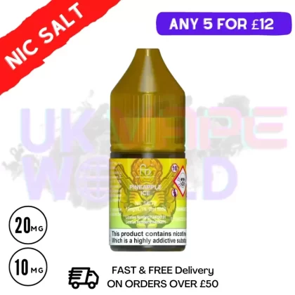 Pineapple ICE – RandM Tornado 7000 Nic Salt 10ML eLiquid