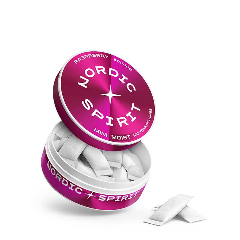 Nordic Spirit Mini Raspberry Nicotine Pouches - Image 2