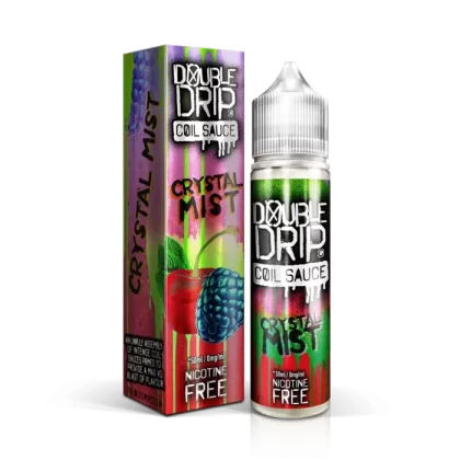Crystal Mist Double Drip 50ml Shortfill E Liquid – 70VG - Vapestorm Co