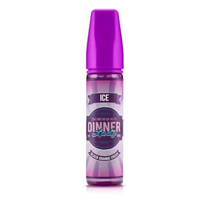 Black Orange Crush Ice Dinner Lady 50ml Shortfill e Liquids – 70VG - Vapestorm Co