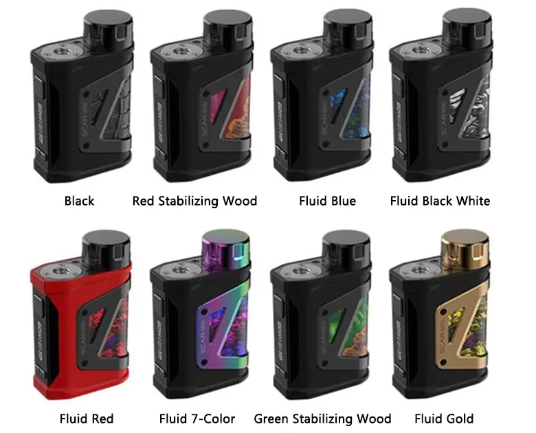 SMOK Scar-Mini 80W Box Mod - Fluid Black White - Image 2