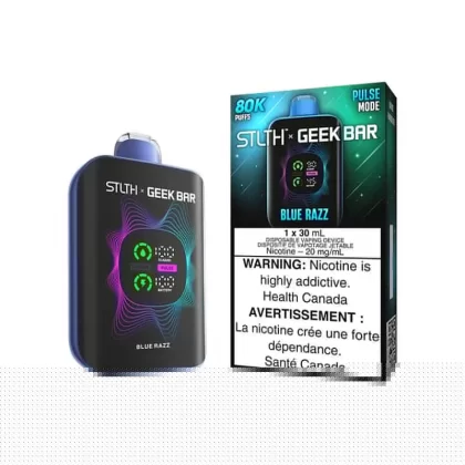 STLTH X GEEK BAR DISPOSABLE – 80k PUFFS – Blue Razz