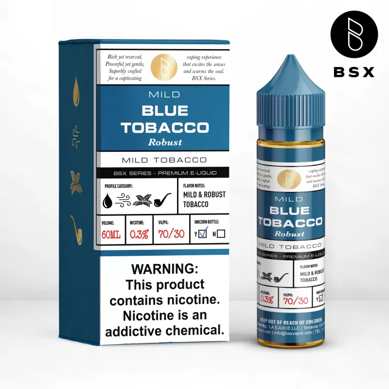 BSX Vapor BSX Series - Blue Tobacco - 60ML E-Liquid - 3MG