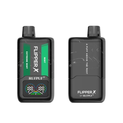 Rufpuf Flipper X Disposable – Extreme Mint + Mint 50mg (40000 Puffs)