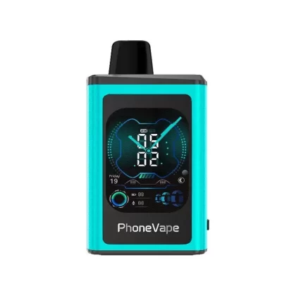 JNR PhoneVape 30K Smart Disposable Vape - flavors#Georgia Peach>Orange Mango>Blue Razz Ice>Strawberry Banana>Strawberry Ice>Watermelon Ice