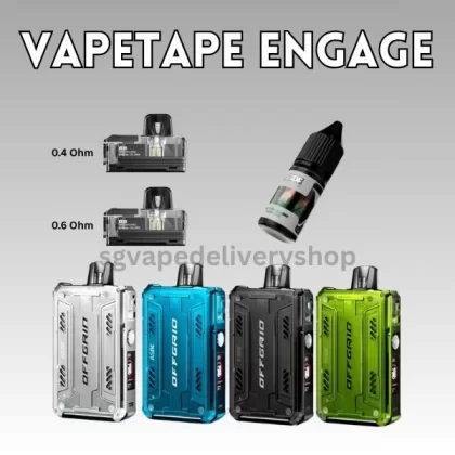 Vapetape Engage - Cartridge Only / Honeydew (Freebase)