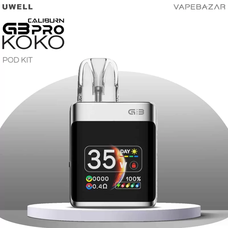 UWELL Caliburn G3 Pro KOKO – Light Silver