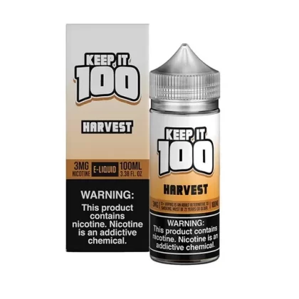Sale $12.00 – Harvest by Keep It 100 TFN Series 100mL - Cheapvape Deals