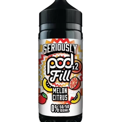DOOZY SERIOUSLY PODFILL MELON CITRUS 100ML SHORTFILL E-LIQUID