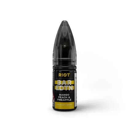 MANGO PEACH & PINEAPPLE RIOT BAR EDTN NICOTINE SALT E-LIQUID BY RIOT SQUAD