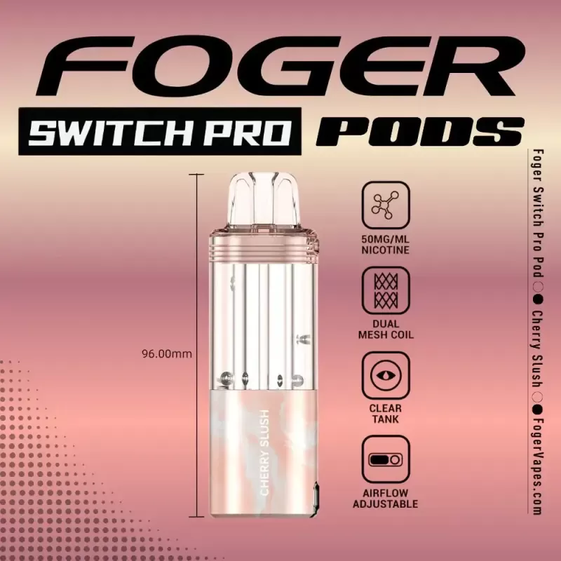 Foger Switch Pro Disposable POD ONLY Cherry Slush