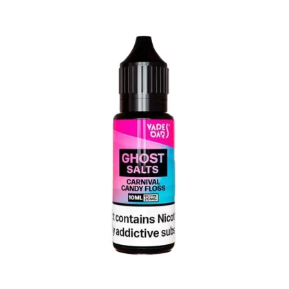 Vapes Bars Ghost Salts Carnival Candy Floss Nic Salt - 10 Pack - 10mg