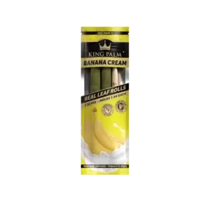 King Palm | Slim 1.5g | Banana Cream | 2pk - Ejuicewarehouse