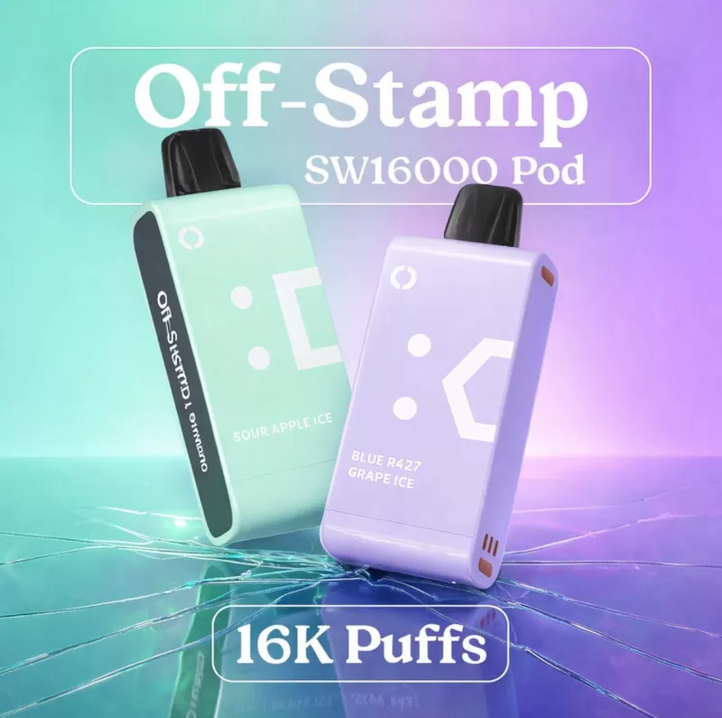 Off-Stamp SW16000 Pod - Sour Straw Dragon - Vapeciga - Image 2