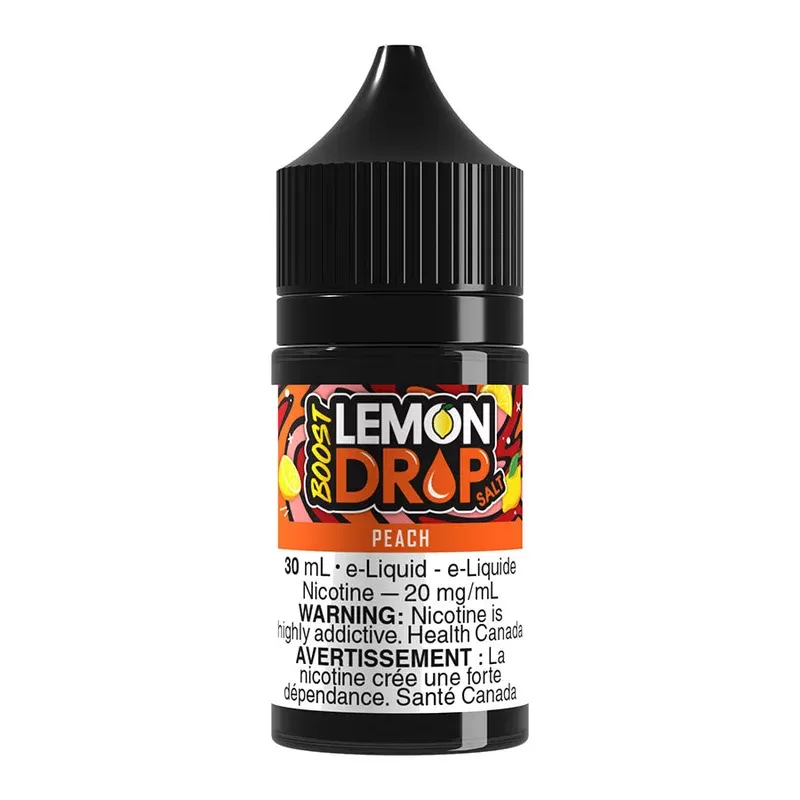 Lemon Drop Boost Salt Nic E-Liquid – Peach 30ml