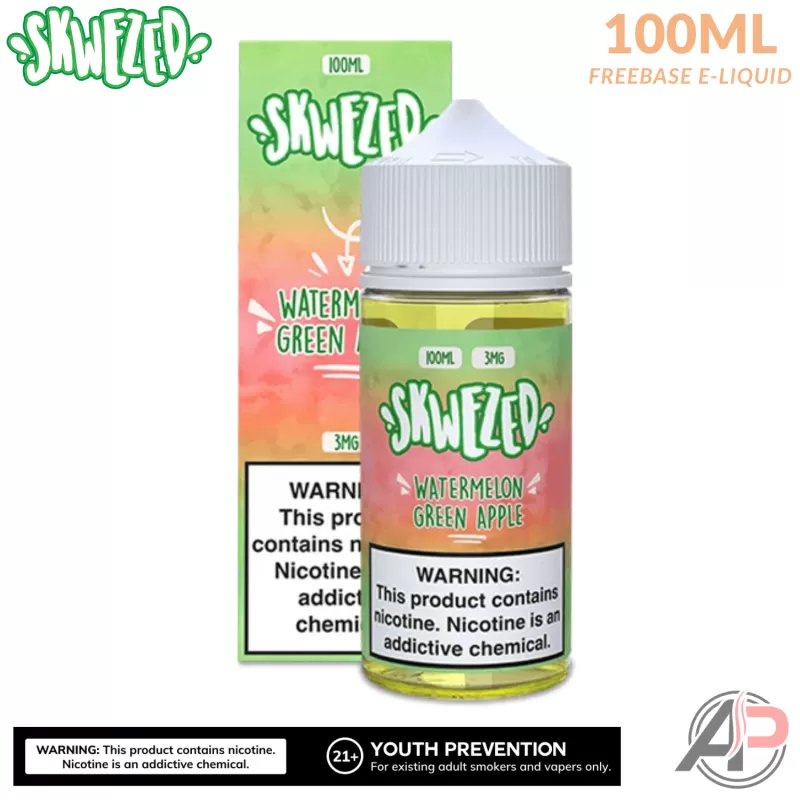 Skwezed Watermelon Green Apple Sour Summer Splash E-Liquid 100mL
