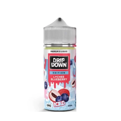 Drip Down Edition Series – Lychee Blueberry Ice 100ml (0/3/6 mg) - Vapebazaar Pk