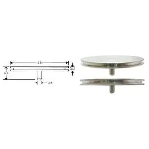 Ø38mm x 6mm pin height; shorter pin for all Zeiss/LEO SEM, FESEM & FIB systems
