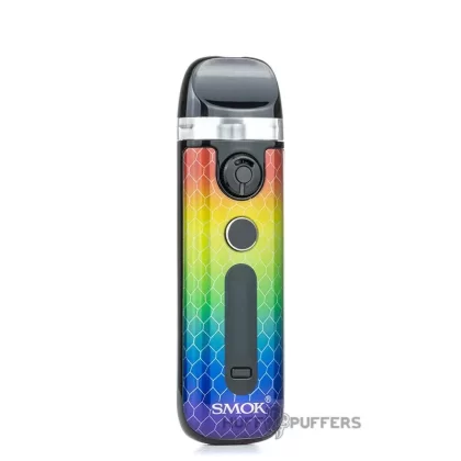 Smok Novo 5 Pod System - Color#7-Color Cobra>Beige White Leather>Black Carbon Fiber>Black Cobra>Brown Leather>Fluid 7-Color>Fluid Black Grey>Green Blue Cobra>Grey Leather>Rasta Green Cobra>R