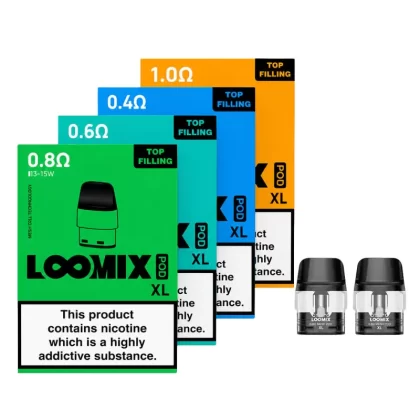 Aspire Loomix Replacement Pods - 2pack - 1.0ohm XL